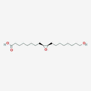 molecular formula C18H34O4 B1255846 8-[(2S,3R)-3-(8-Hydroxyoctyl)oxiran-2-yl]octanoic acid CAS No. 35688-45-0