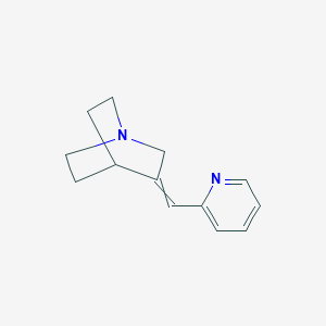 3-[(Pyridin-2-yl)methylidene]-1-azabicyclo[2.2.2]octane