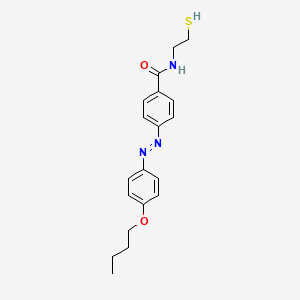 4-[(E)-(4-Butoxyphenyl)diazenyl]-N-(2-sulfanylethyl)benzamide