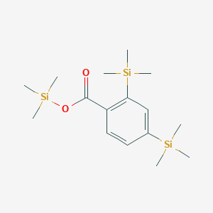 molecular formula C16H30O2Si3 B12558494 Trimethylsilyl 2,4-bis(trimethylsilyl)benzoate CAS No. 193411-01-7