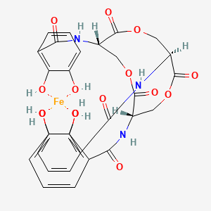 molecular formula C30H27FeN3O15 B1255850 Ferrienterochelin 