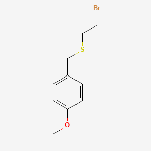 1-{[(2-Bromoethyl)sulfanyl]methyl}-4-methoxybenzene