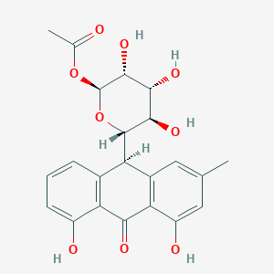 molecular formula C22H22O9 B1255855 alvaradoin F 