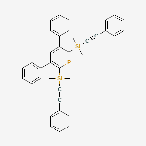 2,6-Bis[dimethyl(phenylethynyl)silyl]-3,5-diphenylphosphinine