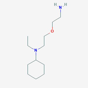 N-[2-(2-aminoethoxy)ethyl]-N-ethylcyclohexanamine