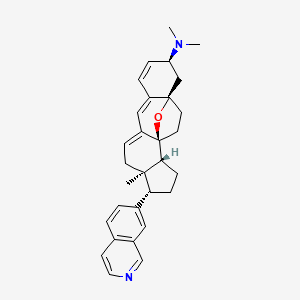 molecular formula C30H34N2O B1255857 cortistatin J CAS No. 944804-62-0