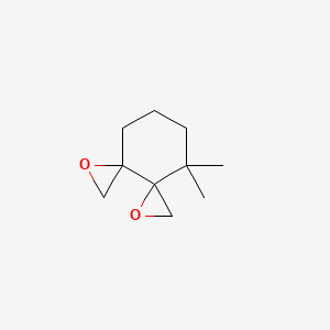 1,5-Dioxadispiro[2.0.2.4]decane, 7,7-dimethyl-