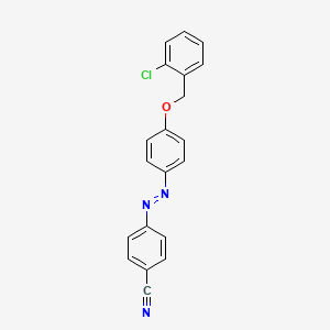 Benzonitrile, 4-[[4-[(2-chlorophenyl)methoxy]phenyl]azo]-