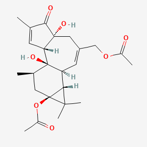 B1255858 12-Deoxyphorbol-13,20-diacetate CAS No. 25090-76-0