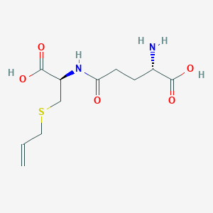 molecular formula C11H18N2O5S B125586 γ-谷氨酰-S-丙烯基半胱氨酸 CAS No. 91216-95-4