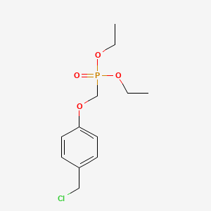 Diethyl {[4-(chloromethyl)phenoxy]methyl}phosphonate