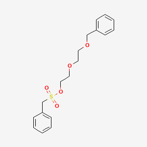 2-[2-(Benzyloxy)ethoxy]ethyl phenylmethanesulfonate