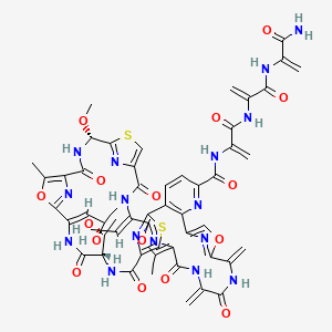 molecular formula C54H52N16O16S2 B1255866 Sulfamycin B 