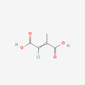 molecular formula C5H5ClO4 B12558667 2-Chloro-3-methylbut-2-enedioic acid CAS No. 149230-79-5