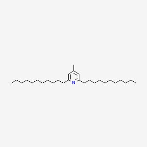 molecular formula C28H51N B12558691 4-Methyl-2,6-diundecylpyridine CAS No. 192572-52-4