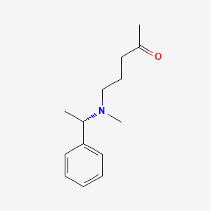 5-{Methyl[(1S)-1-phenylethyl]amino}pentan-2-one