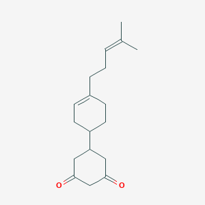 4'-(4-Methylpent-3-en-1-yl)[[1,1'-bi(cyclohexan)]-3'-ene]-3,5-dione