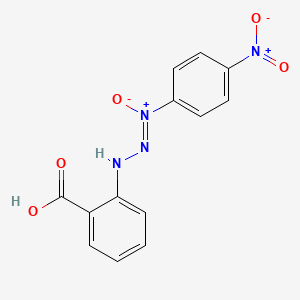 (Z)-[(2-carboxyphenyl)hydrazinylidene]-(4-nitrophenyl)-oxidoazanium