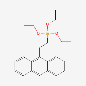 molecular formula C22H28O3Si B12558763 [2-(Anthracen-9-yl)ethyl](triethoxy)silane CAS No. 190711-43-4