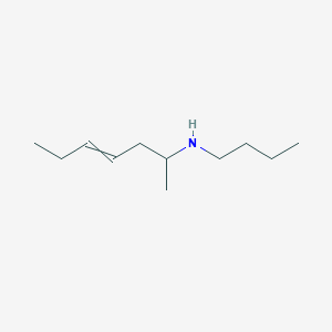 N-butylhept-4-en-2-amine