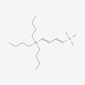 Trimethyl[4-(tributylstannyl)buta-1,3-dien-1-YL]silane