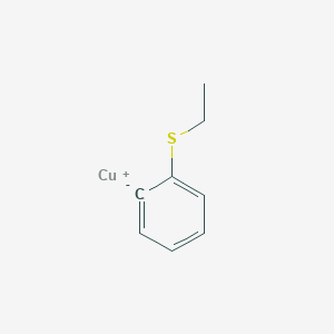 molecular formula C8H9CuS B12558827 copper(1+);ethylsulfanylbenzene CAS No. 192625-62-0