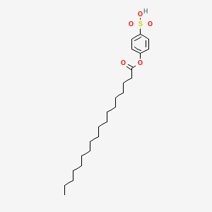 molecular formula C24H40O5S B12558849 4-(Octadecanoyloxy)benzene-1-sulfonic acid CAS No. 188682-64-6