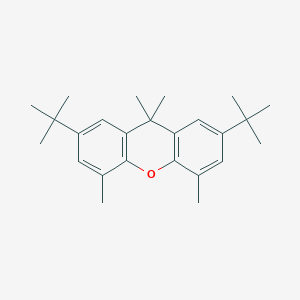 molecular formula C25H34O B12558869 2,7-DI-Tert-butyl-4,5,9,9-tetramethyl-9H-xanthene CAS No. 192378-98-6