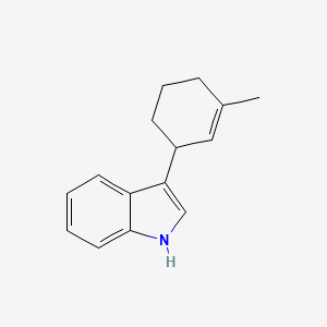 3-(3-methylcyclohex-2-en-1-yl)-1H-indole