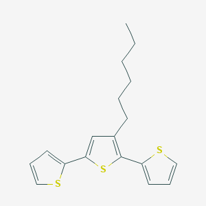 3-hexyl-2,5-dithiophen-2-ylthiophene