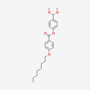 4-(Dimethoxymethyl)phenyl 4-(octyloxy)benzoate