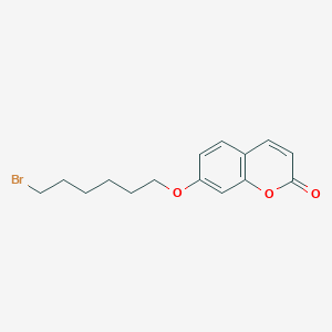 2H-1-Benzopyran-2-one, 7-[(6-bromohexyl)oxy]-