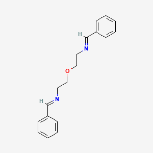 molecular formula C18H20N2O B12558964 Ethanamine, 2,2'-oxybis[N-(phenylmethylene)- CAS No. 143029-04-3