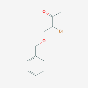 2-Butanone, 3-bromo-4-(phenylmethoxy)-