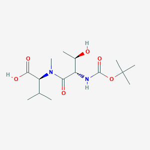 N-(tert-Butoxycarbonyl)-L-threonyl-N-methyl-L-valine