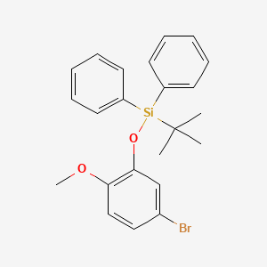 (5-Bromo-2-methoxyphenoxy)(tert-butyl)diphenylsilane