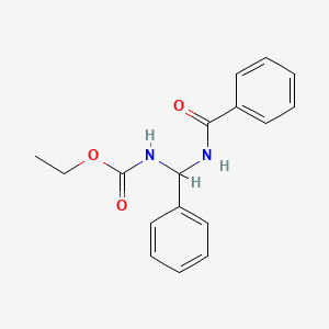 Ethyl [benzamido(phenyl)methyl]carbamate