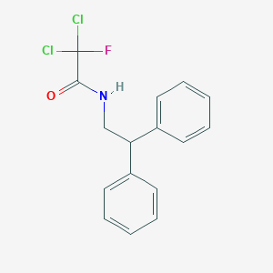 2,2-Dichloro-N-(2,2-diphenylethyl)-2-fluoroacetamide