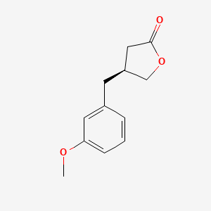 2(3H)-Furanone, dihydro-4-[(3-methoxyphenyl)methyl]-, (4S)-