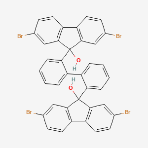 9H-Fluoren-9-ol, 9,9'-[1,1'-biphenyl]-2,2'-diylbis[2,7-dibromo-