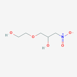 1-(2-Hydroxyethoxy)-3-nitropropan-2-OL