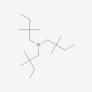 molecular formula C18H39Al B12559094 Tris(2,2-dimethylbutyl)alumane CAS No. 143418-60-4