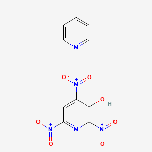 molecular formula C10H7N5O7 B12559099 Pyridine;2,4,6-trinitropyridin-3-ol CAS No. 143367-44-6