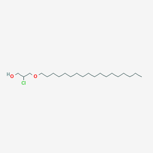 molecular formula C21H43ClO2 B12559100 2-Chloro-3-(octadecyloxy)propan-1-OL CAS No. 192318-02-8