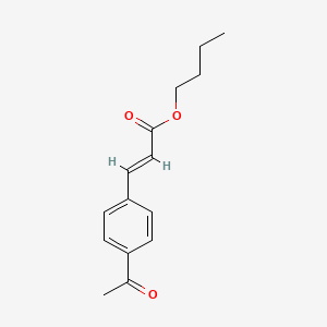 (E)-3-(4-Acetyl-phenyl)-acrylic acid butyl ester