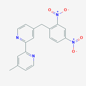 4-[(2,4-Dinitrophenyl)methyl]-4'-methyl-2,2'-bipyridine