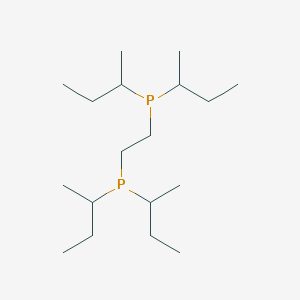 molecular formula C18H40P2 B12559139 (Ethane-1,2-diyl)bis[di(butan-2-yl)phosphane] CAS No. 159460-98-7