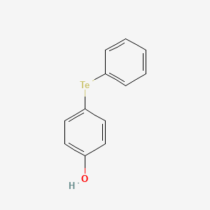 molecular formula C12H10OTe B12559151 Phenol, 4-(phenyltelluro)- CAS No. 144382-05-8