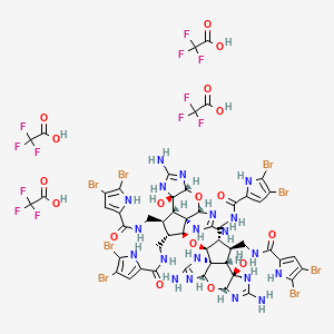 molecular formula C52H50Br8F12N20O17 B1255923 Stylissadine A 