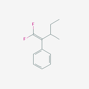 (1,1-Difluoro-3-methylpent-1-en-2-yl)benzene